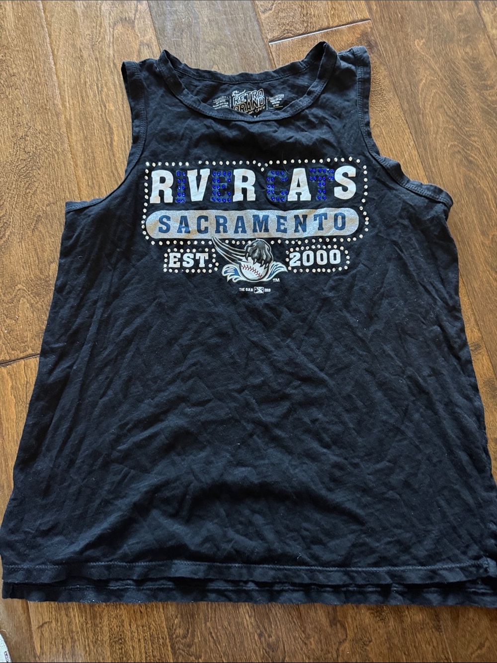 Women’s Black Rivercats Graphic Tank Top